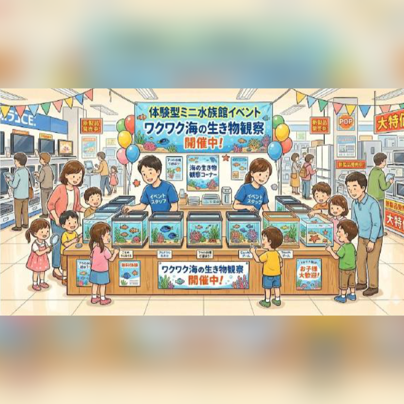 ヤマダデンキに水族館⁉ | vitamall-seiseki